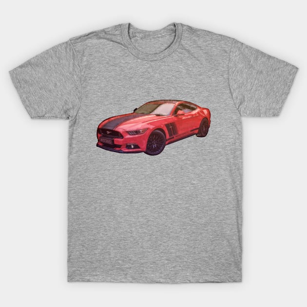 2019 Ford Mustang GT 5.0 T-Shirt by vivachas